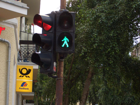 Ampel West grün